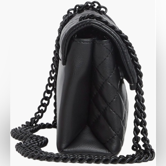 NWT- Kurt Geiger London- Mini Brixton Drench Leather Shoulder Bag- Black - Picture 11 of 14